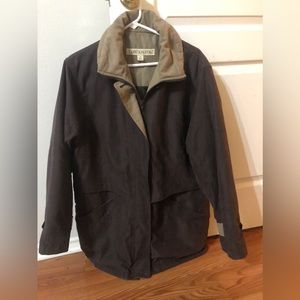 London fog Women jacket color brown Size Medium